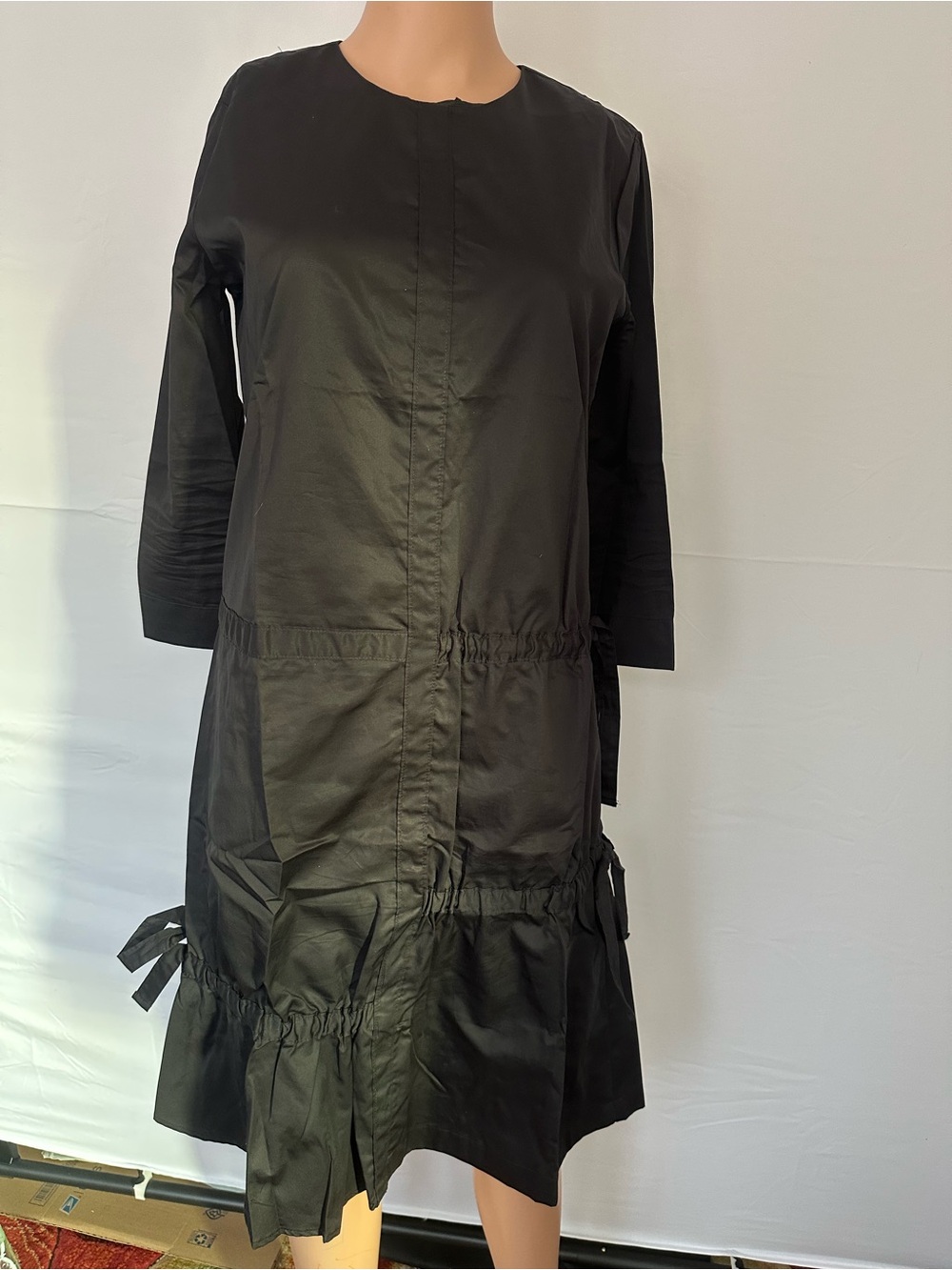 Classic Black Long-Sleeve Women’s Dress